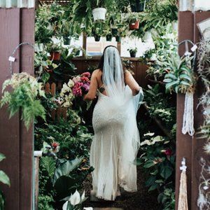 Davids Bridal Beaded Sheath V-Neck Dress